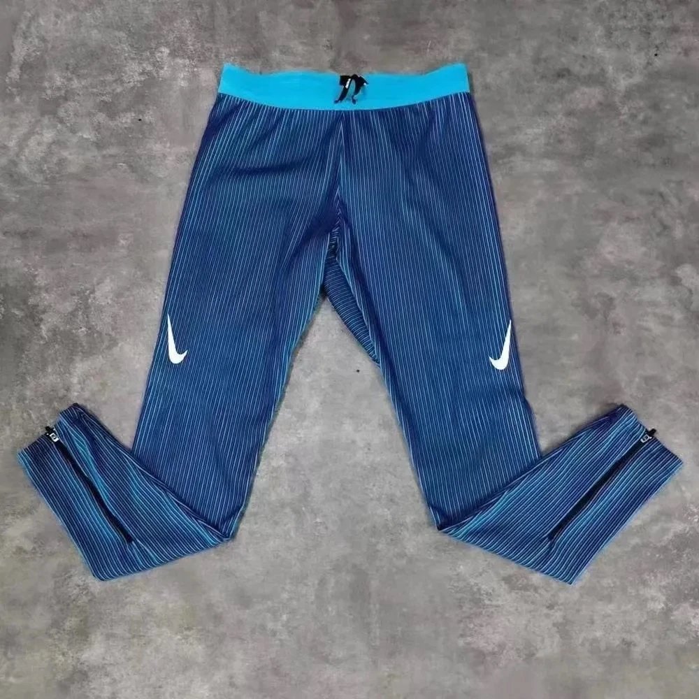 Nike Tracksuits Quarter-Zip Training Top and Zip-Hem Trousers Set — Threaded Lined Pants 03