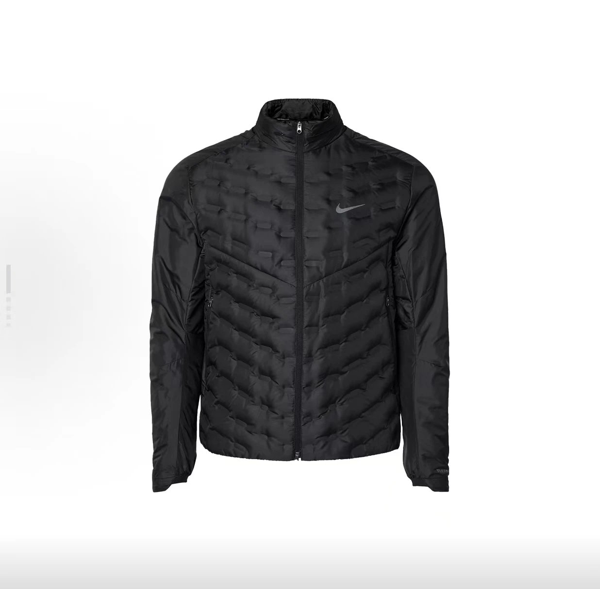 New Down Long Sleeve - Black (with hat detachable)