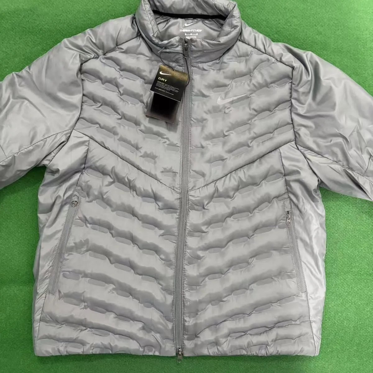 New Down Long Sleeve - Grey (with detachable hat)
