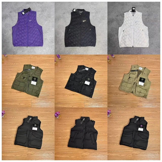 Nike Vests Quilted Zip-Front product detail image 1