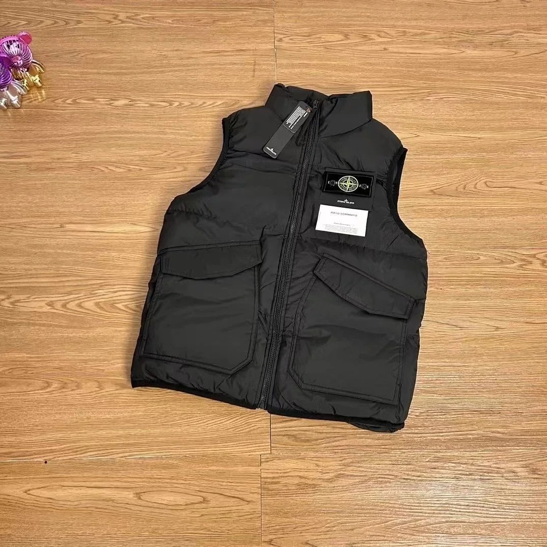 Stone Island Down Jacket Dark Gray - 7