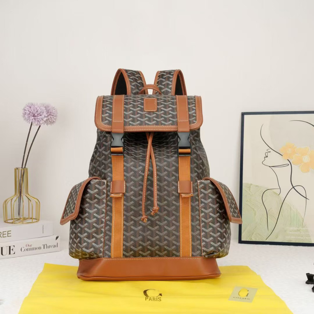 Goyard Handbags Goyardine patterned tote bag — Latch black brown