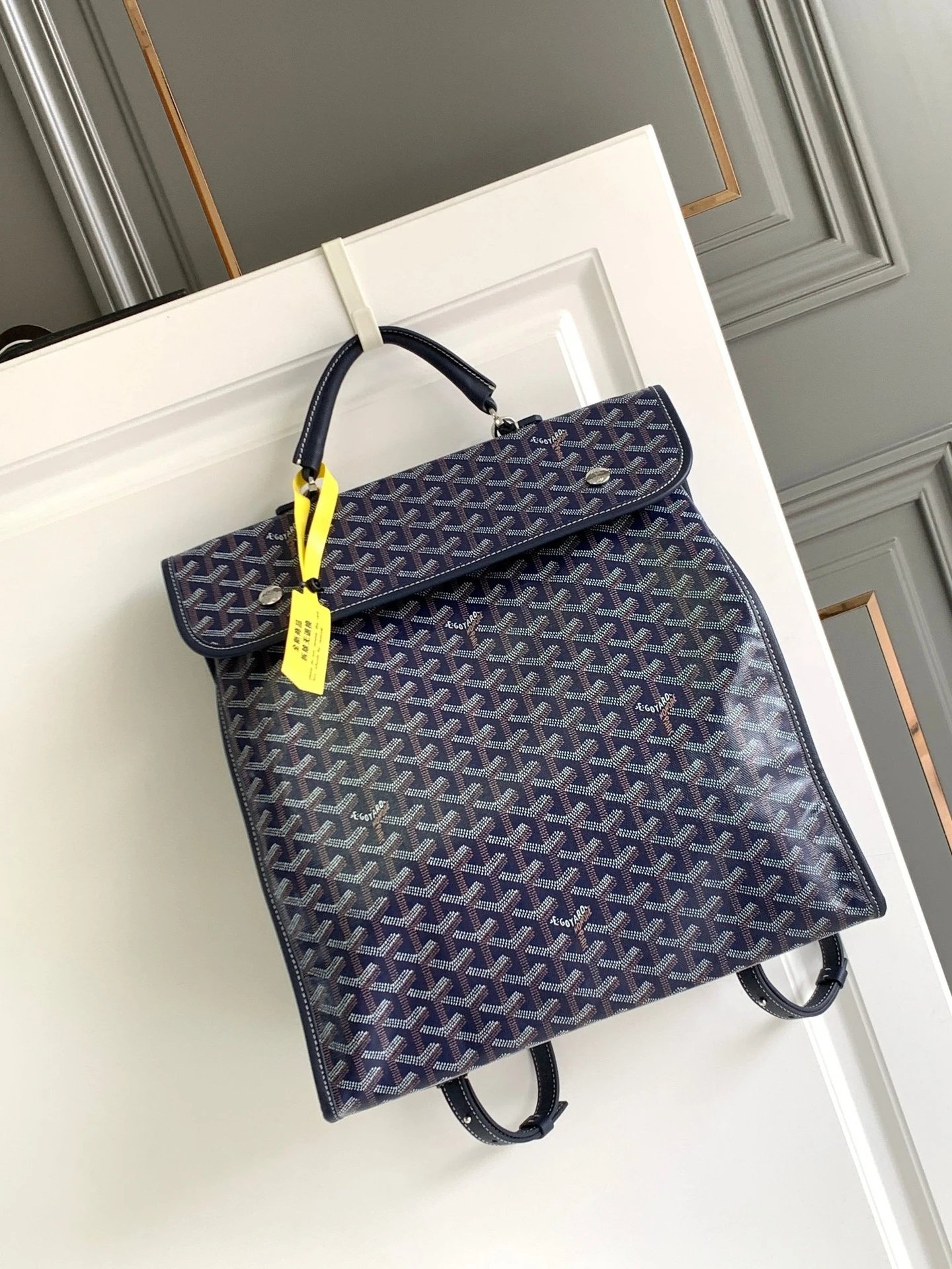 Goyard Handbags Goyardine patterned tote bag — envelope black