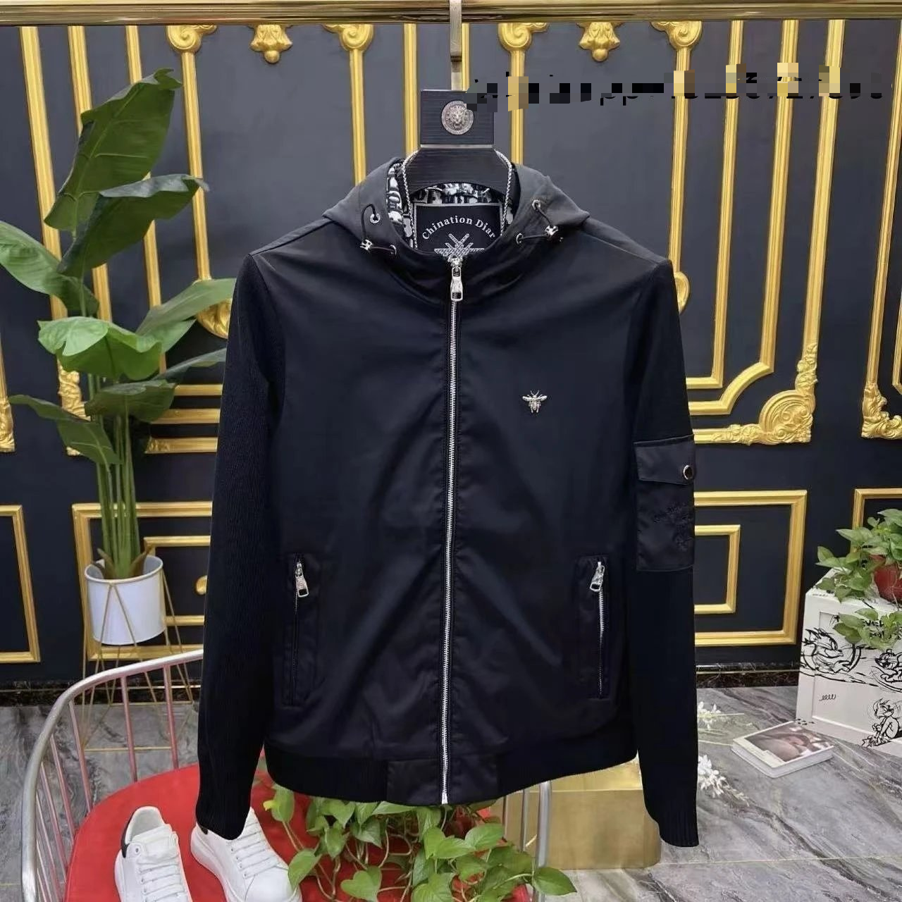 Windbreaker with Bee Logo