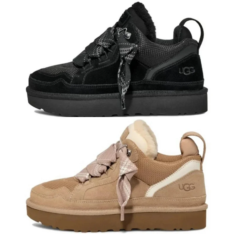 UGG Boots Suede Shearling — Brother G casual shoes, camel color