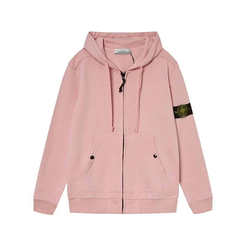 连帽拉链卫衣纽扣口袋7