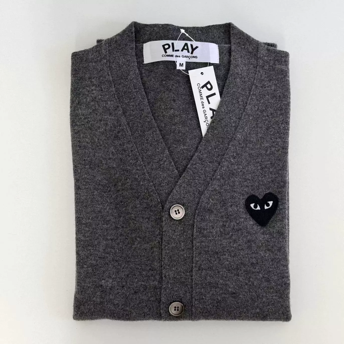 Dark Gray with Black Heart