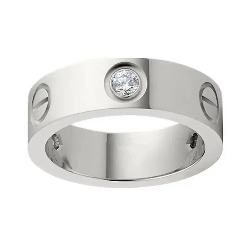 White gold with diamonds