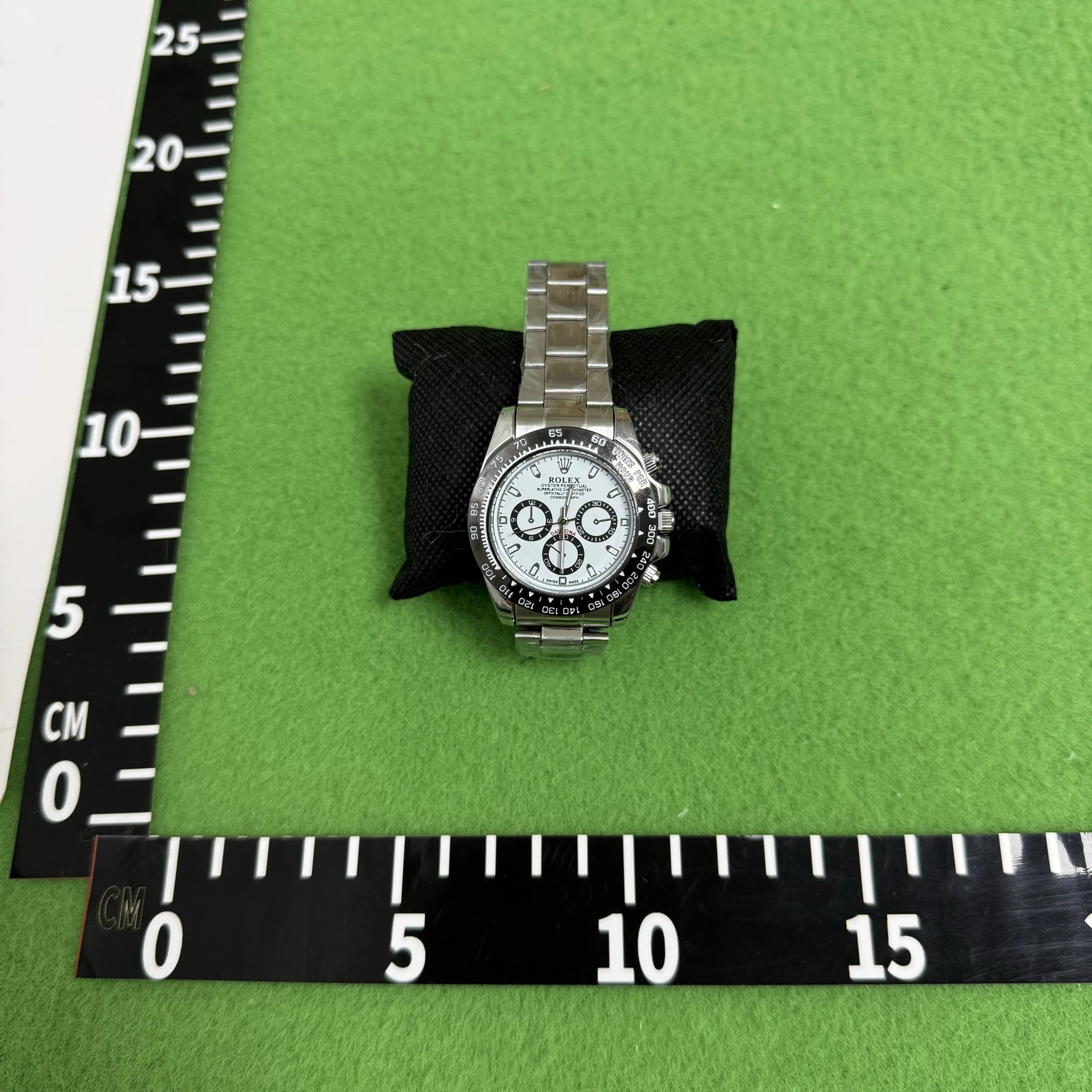 Rolex Oyster Perpetual Day-Date Blue Dial Diamond-Encrusted Watch - 8