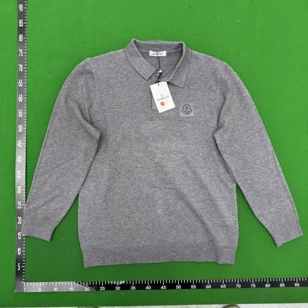 Moncler Logo Embroidered Crewneck Sweater White - 7