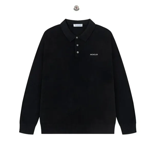 Moncler Logo Embroidered Crewneck Sweater White - 26