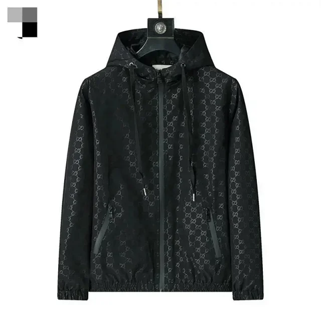 Fendi Down Jackets Hooded reversible FF-logo trim product detail image 11