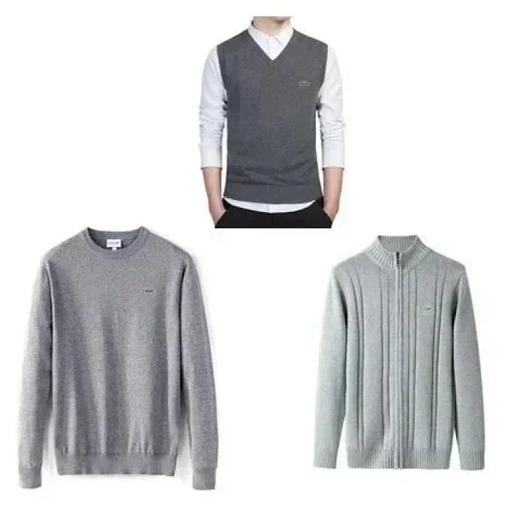 LACOSTE V-Neck Vest / Crewneck