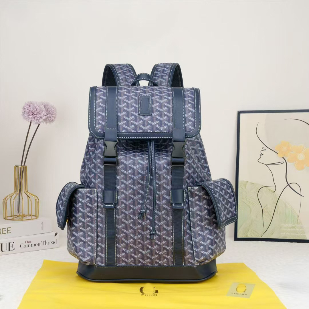 Goyard Handbags Goyardine patterned tote bag — Latch Blue