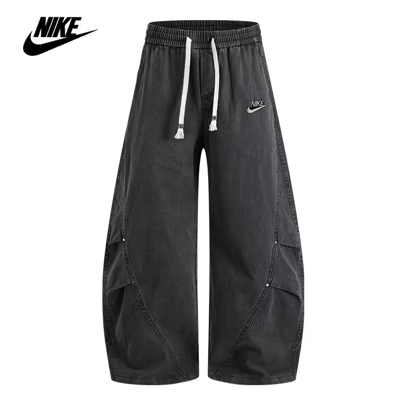 Nike Jackets Varsity-style snap-front jacket with contrast striped sleeves and patches — 24