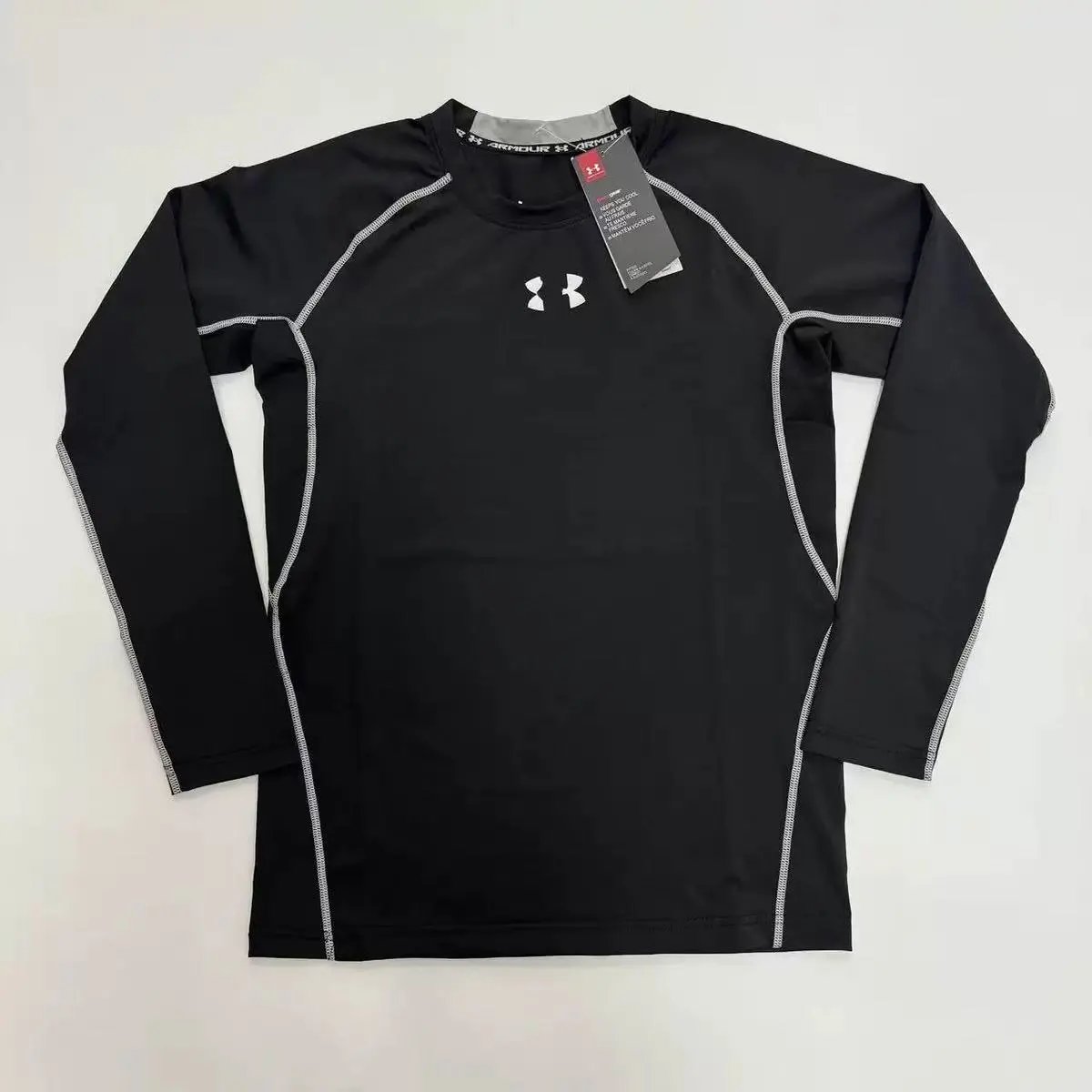 Nike T-Shirts Performance training T-shirt with contrast flatlock seams and oversized Swoosh — 7