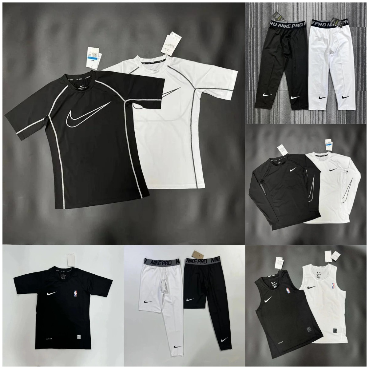 Nike T-Shirts Performance training T-shirt with contrast flatlock seams and oversized Swoosh image 1