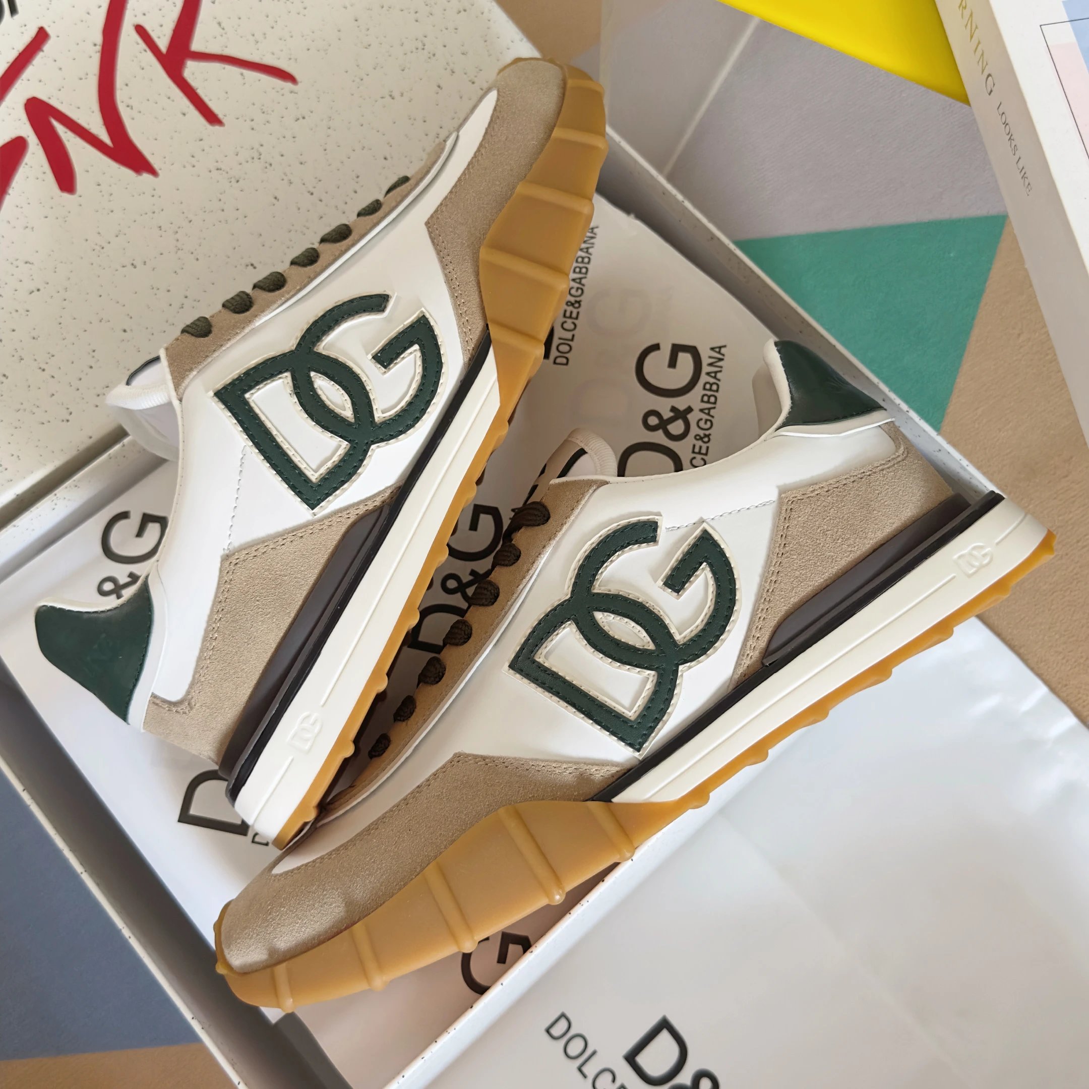 Dolce & Gabbana Sneakers Chunky mesh with logo-embossed sole image 4