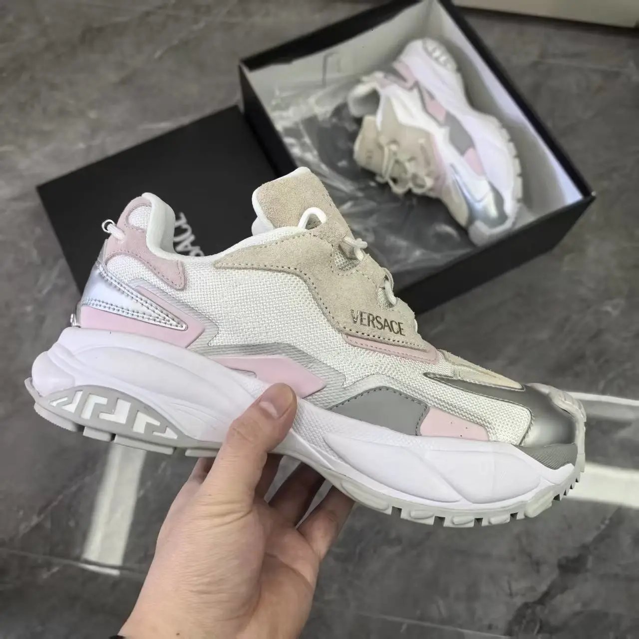 Versace Sneakers Squalo chunky image 2