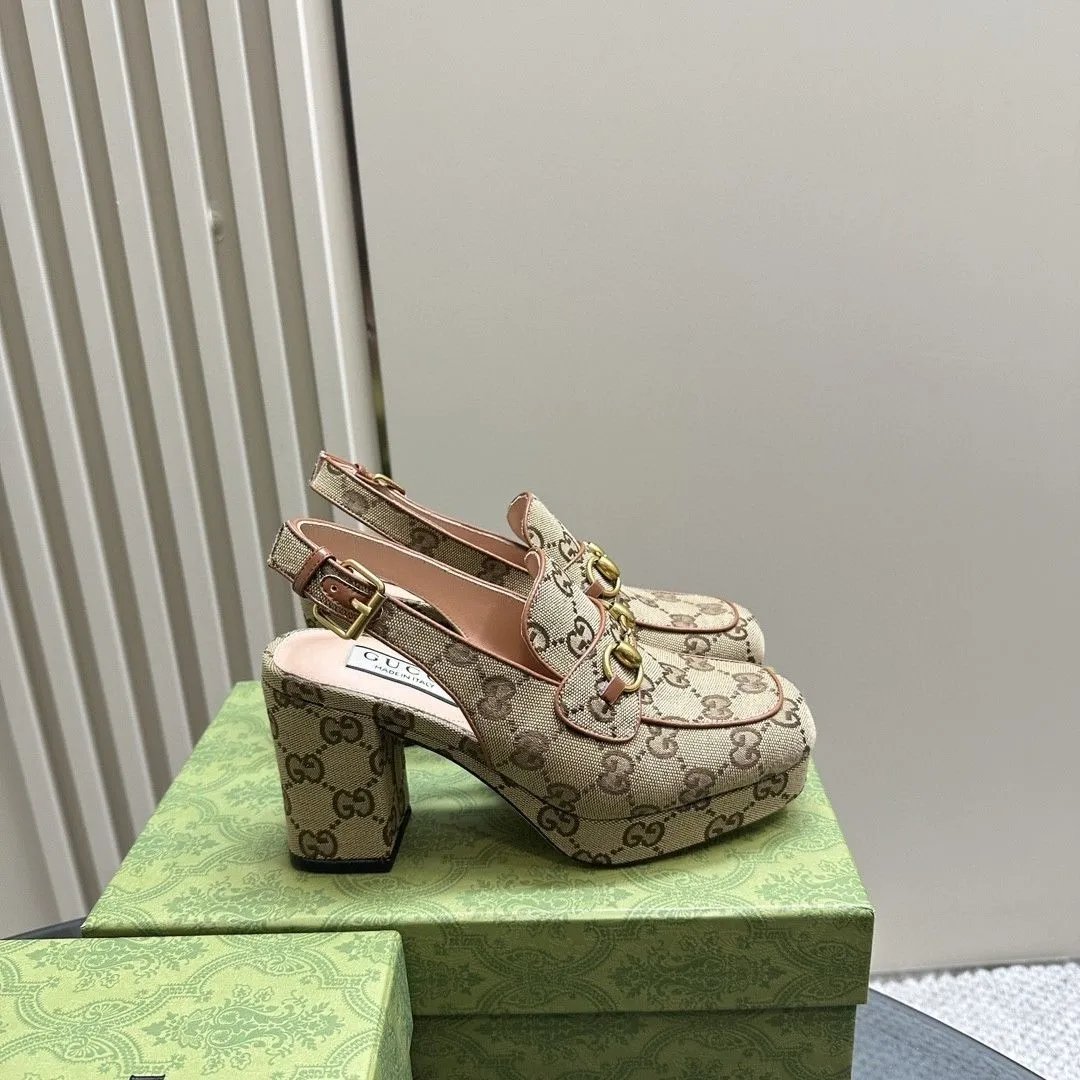 Gucci High Heels Platform Slingback Horsebit image 2