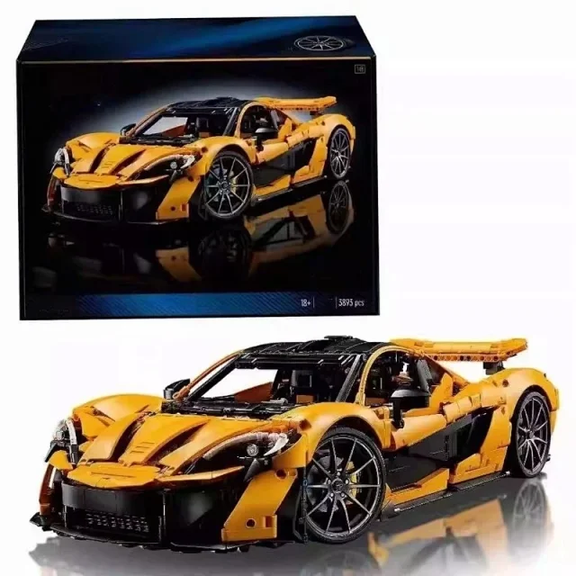 McLaren Technic-style sports car building block set product detail image 10