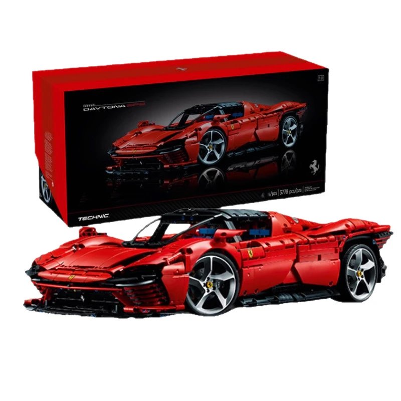 McLaren Technic-style sports car building block set image 5