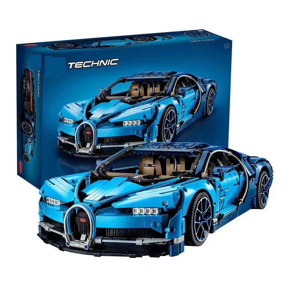 McLaren Technic-style sports car building block set image 3