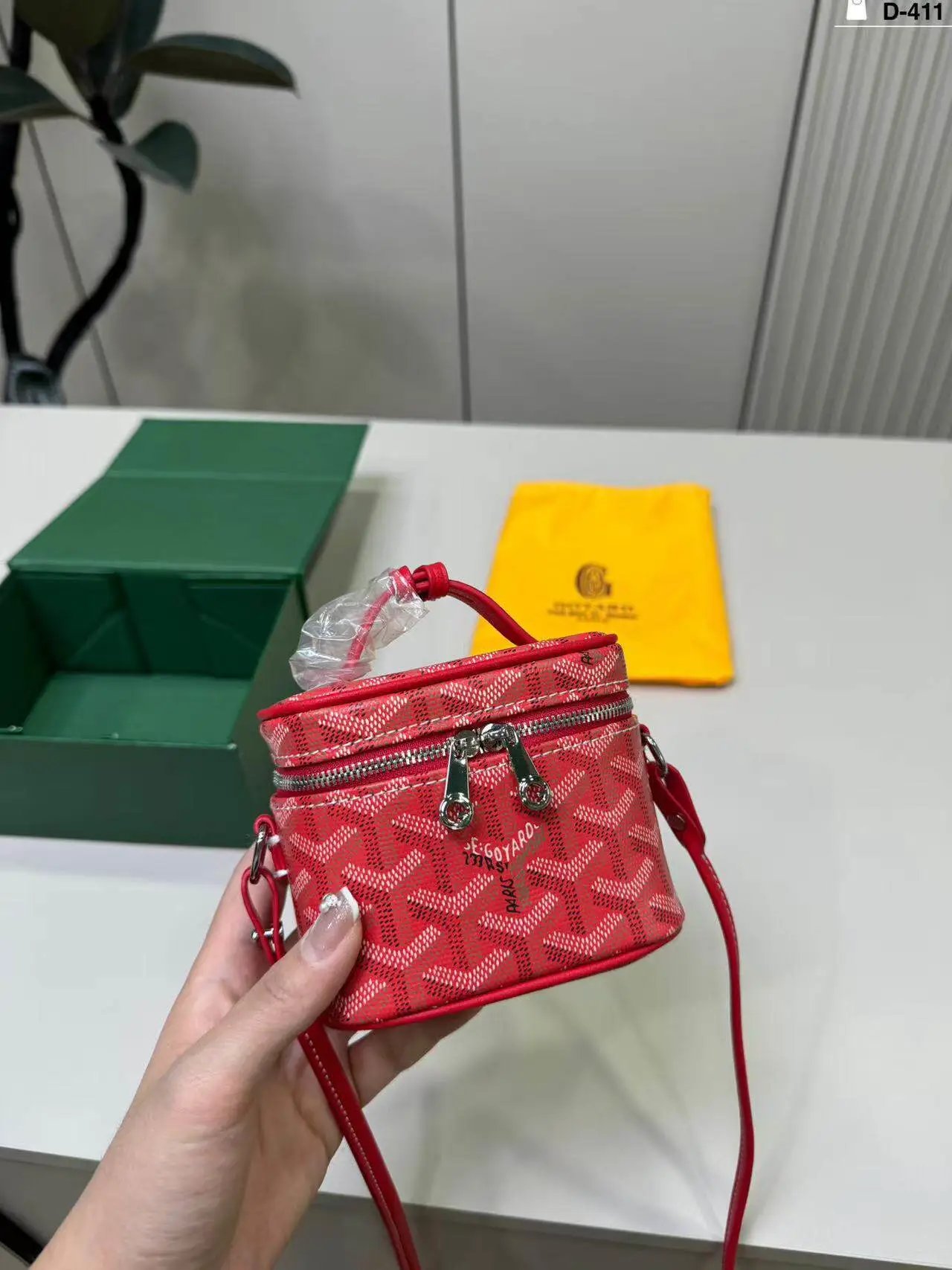 Goyard Crossbody Bags Mini top-handle zip bag — Red