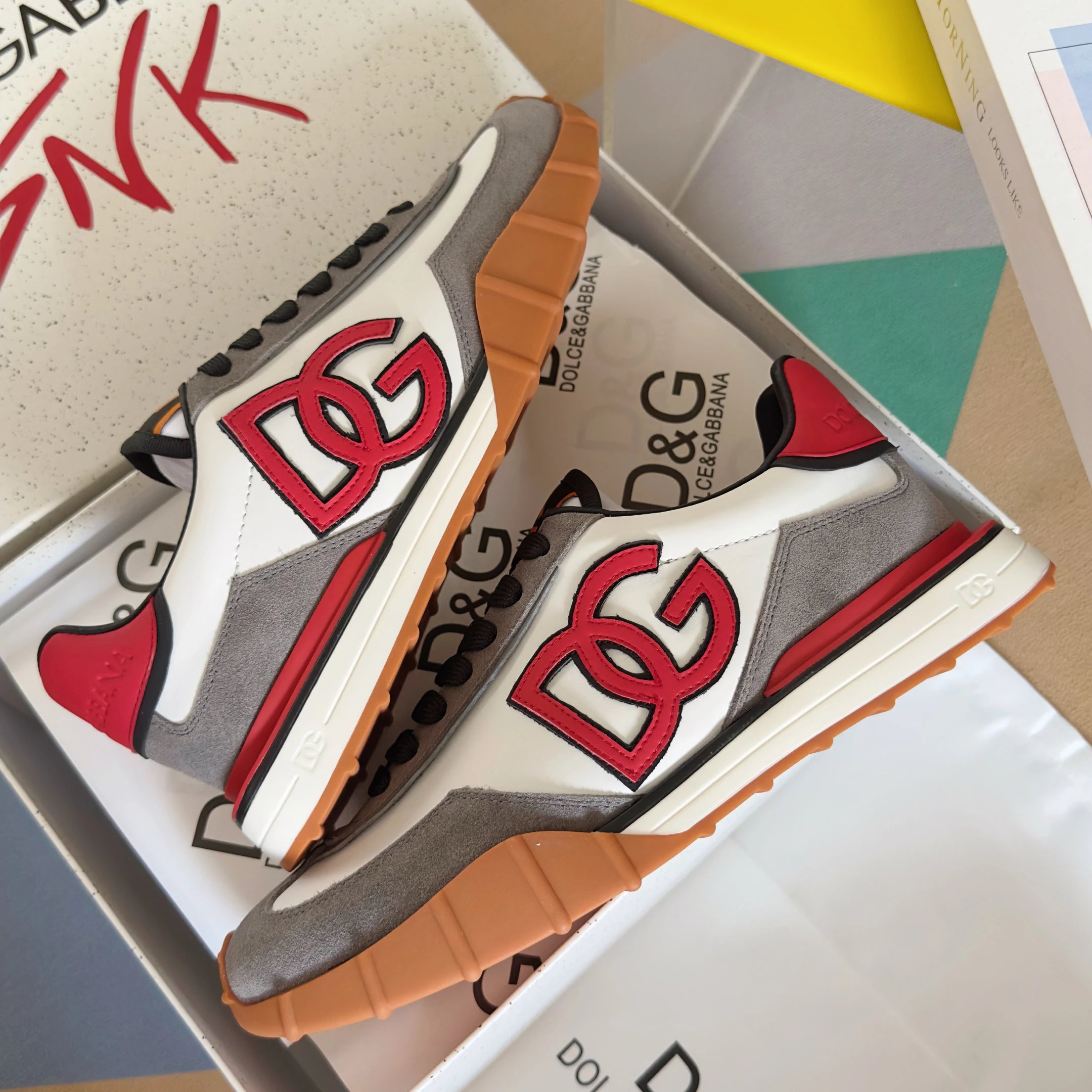 Dolce & Gabbana Sneakers Chunky mesh with logo-embossed sole image 9
