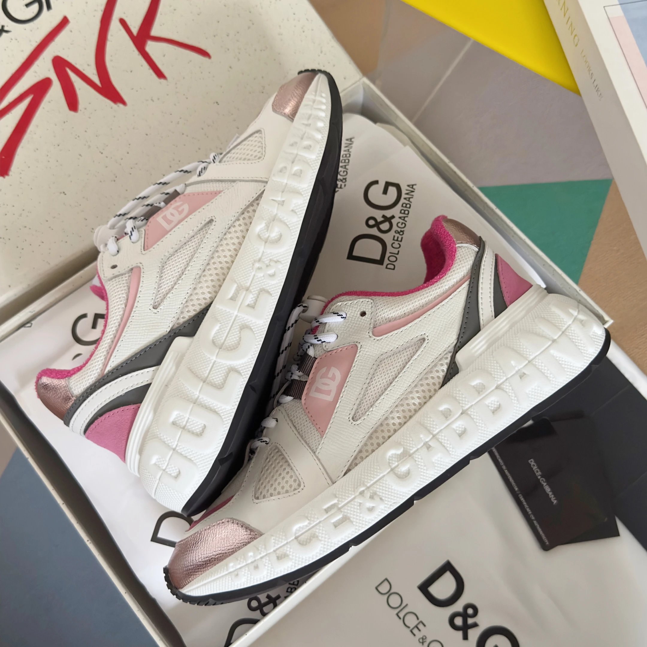Dolce & Gabbana Sneakers Chunky mesh with logo-embossed sole image 11