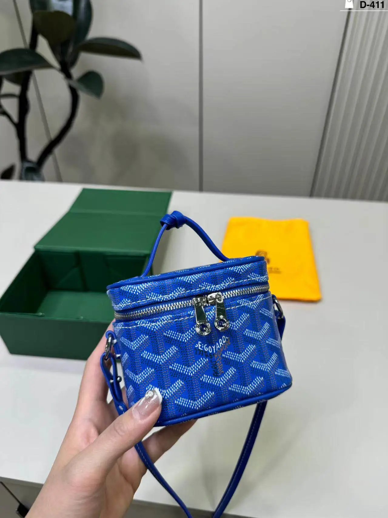 Goyard Crossbody Bags Mini top-handle zip bag — Blue