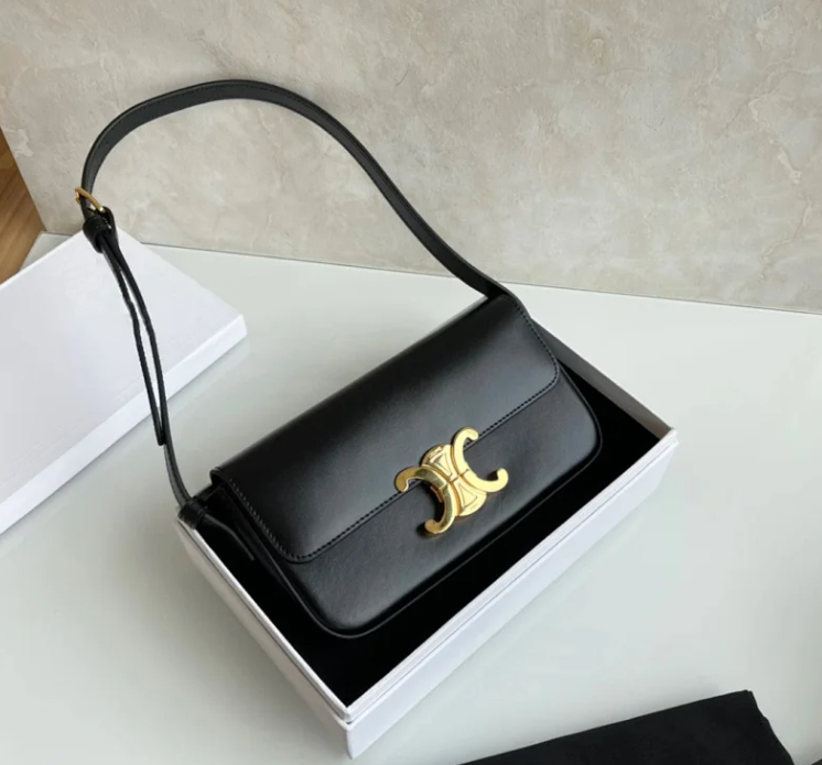 CELINE Shoulder Bags Triomphe flap bag image 3