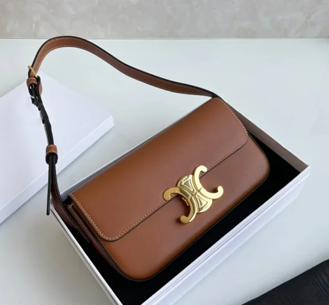 CELINE Shoulder Bags Triomphe flap bag product detail image 1