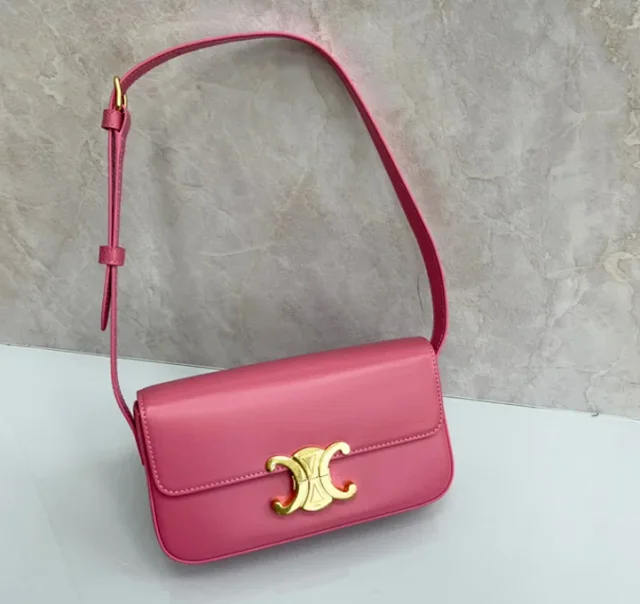 CELINE Shoulder Bags Triomphe flap bag product detail image 2