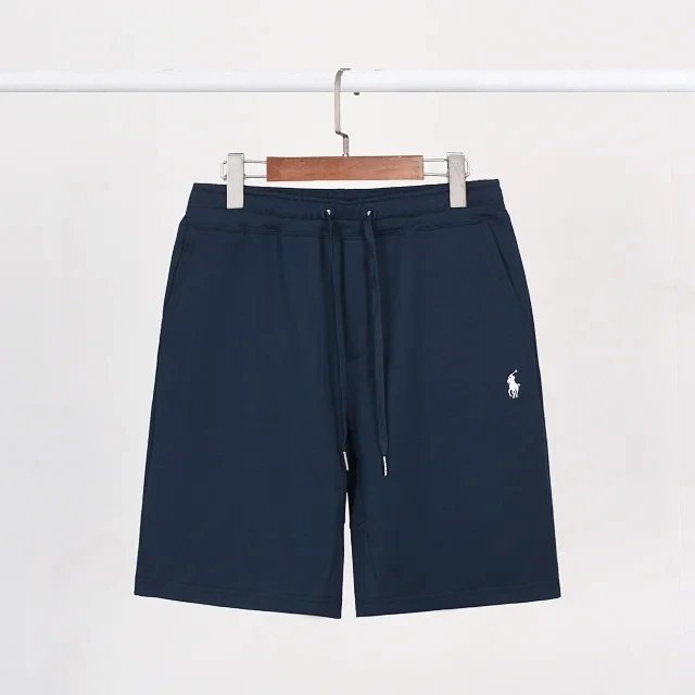 Navy Shorts with White Logo