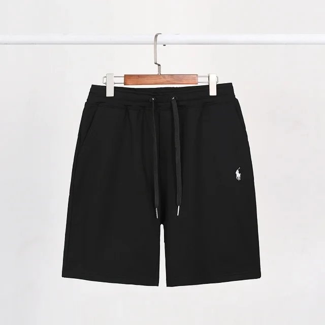 Black Shorts with White Logo