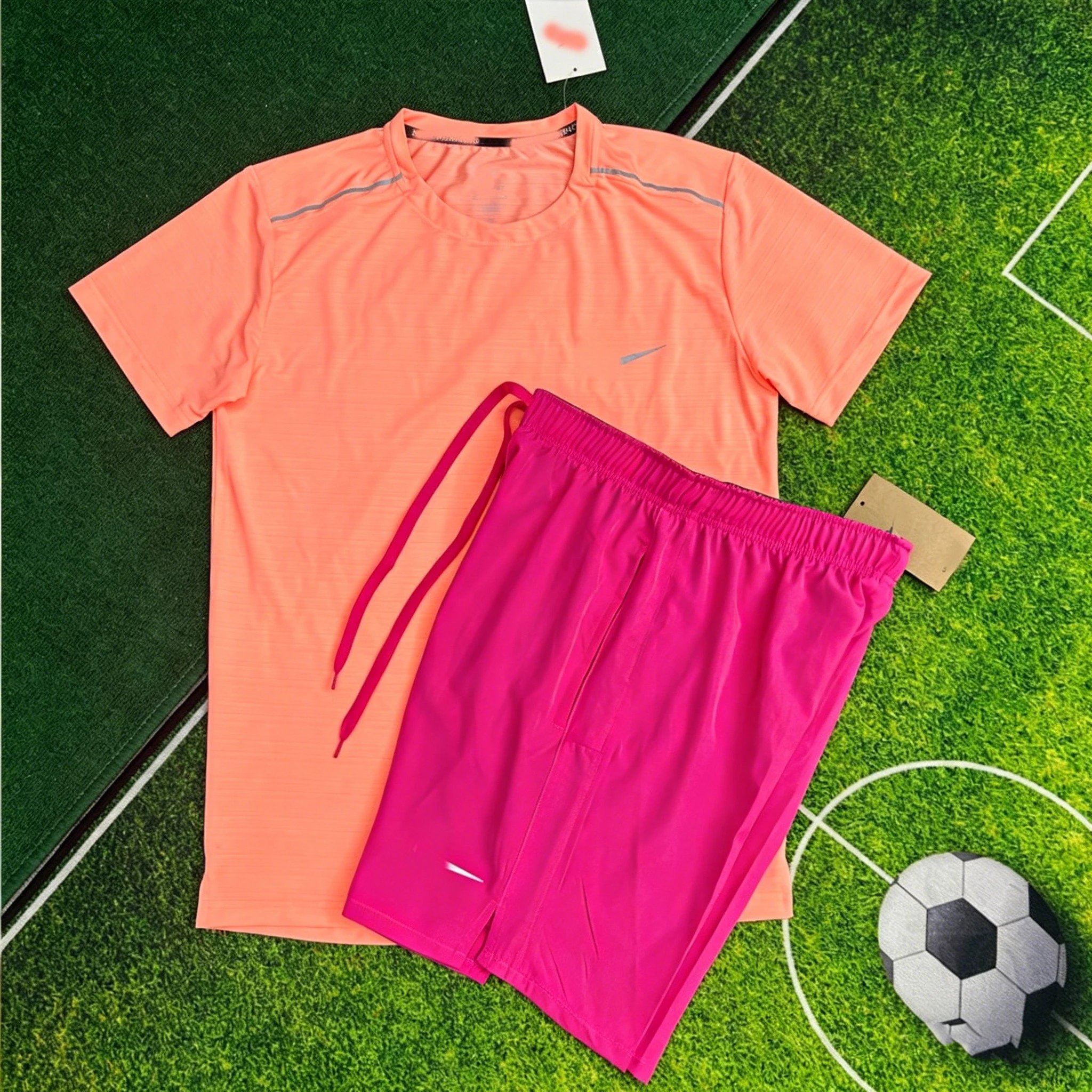 Mercury Stripe Orange + 218 Rose Red