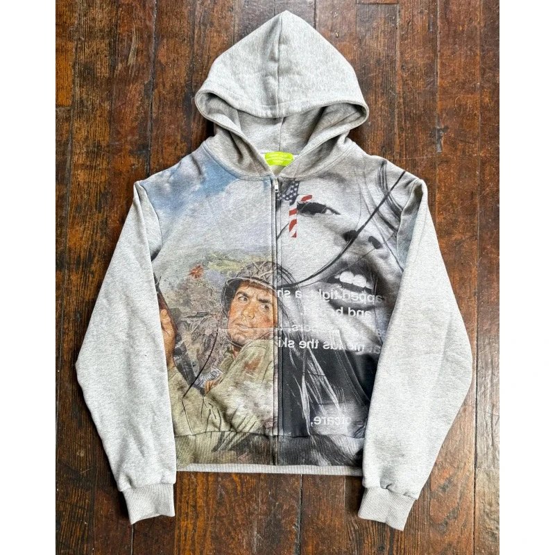 P-Printed Hoodie-A-bet