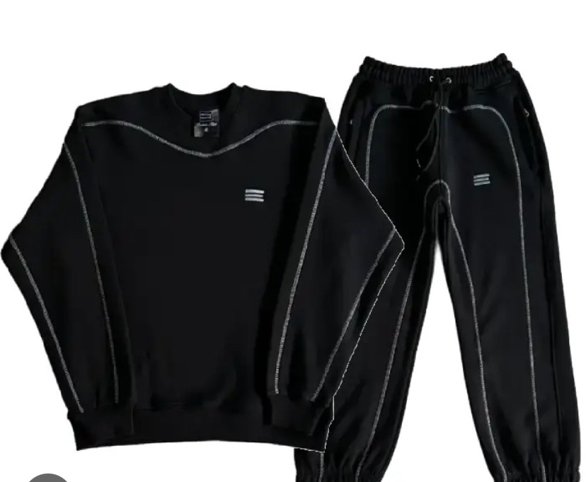 K刺绣全棉时尚运动套装Win