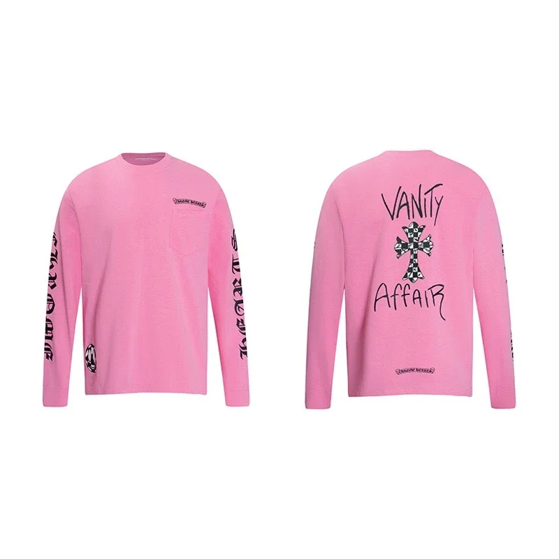 Chrome Hearts × Matty Boy Vanity Affair Pink Long Sleeve Tee