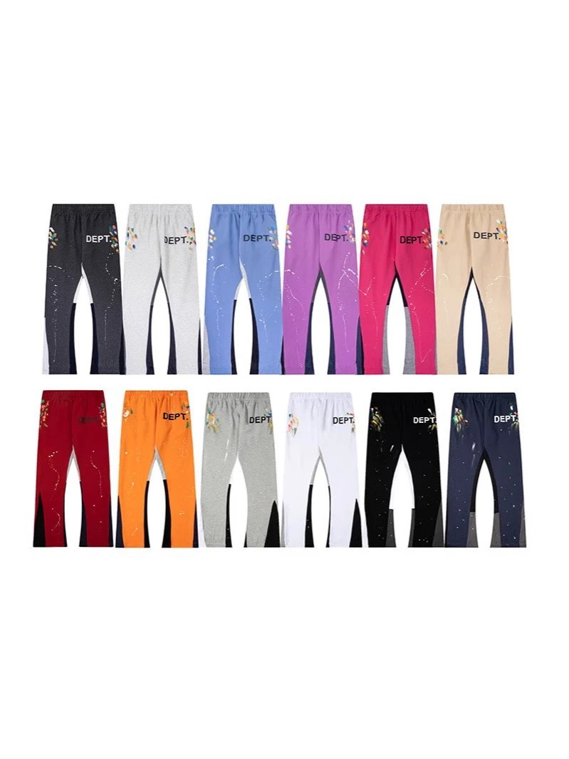 G- Classic Hand-Painted Splash Ink Sweatpants (U99)