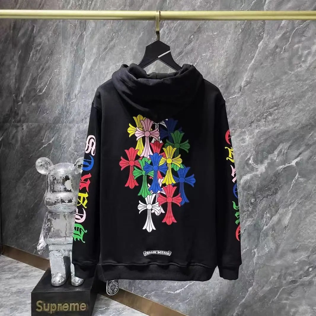 Colorful Printed Graphic Hoodie - BET