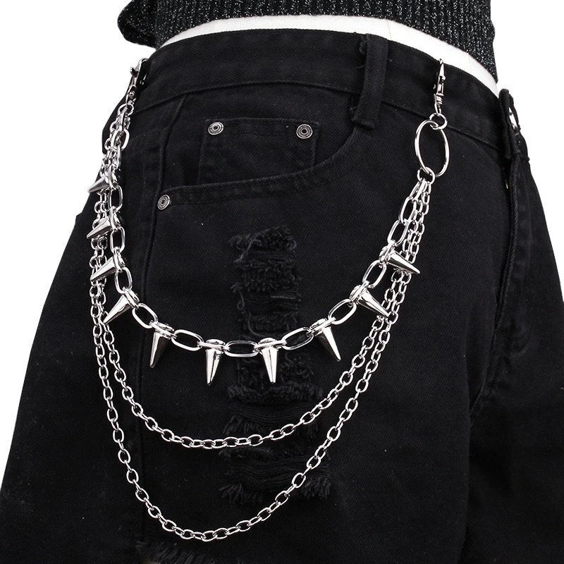 Punk Studded Waist Chain