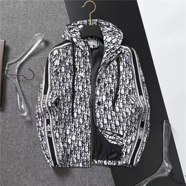 Louis Vuitton Jackets Hooded Zip-Up Monogram Jacket product detail image 6