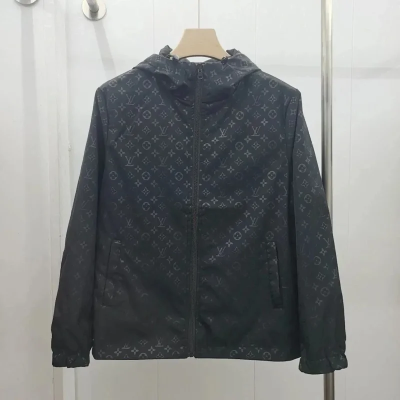 Louis Vuitton Jackets Hooded Zip-Up Monogram Jacket image 5