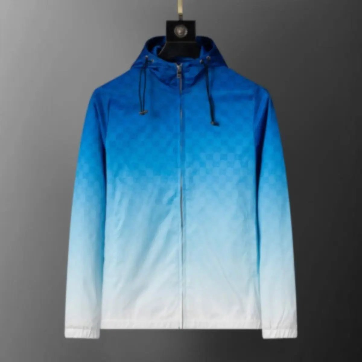 Louis Vuitton Jackets Hooded Zip-Up Monogram Jacket — 26