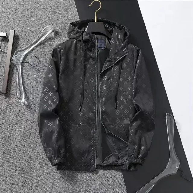Louis Vuitton Jackets Hooded Zip-Up Monogram Jacket product detail image 8