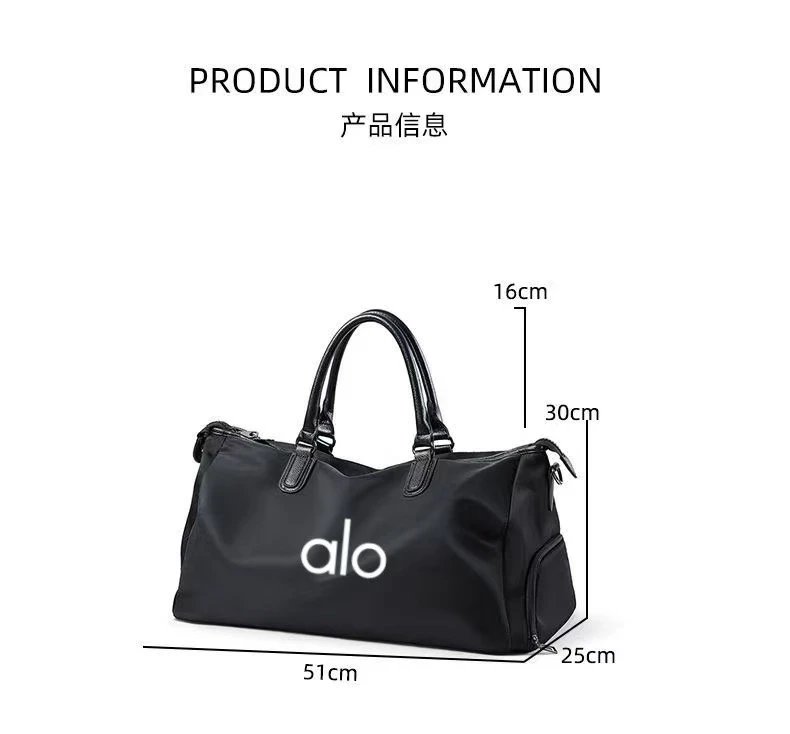 Alo Travel Bags Large-capacity duffel bag with detachable shoulder strap image 12