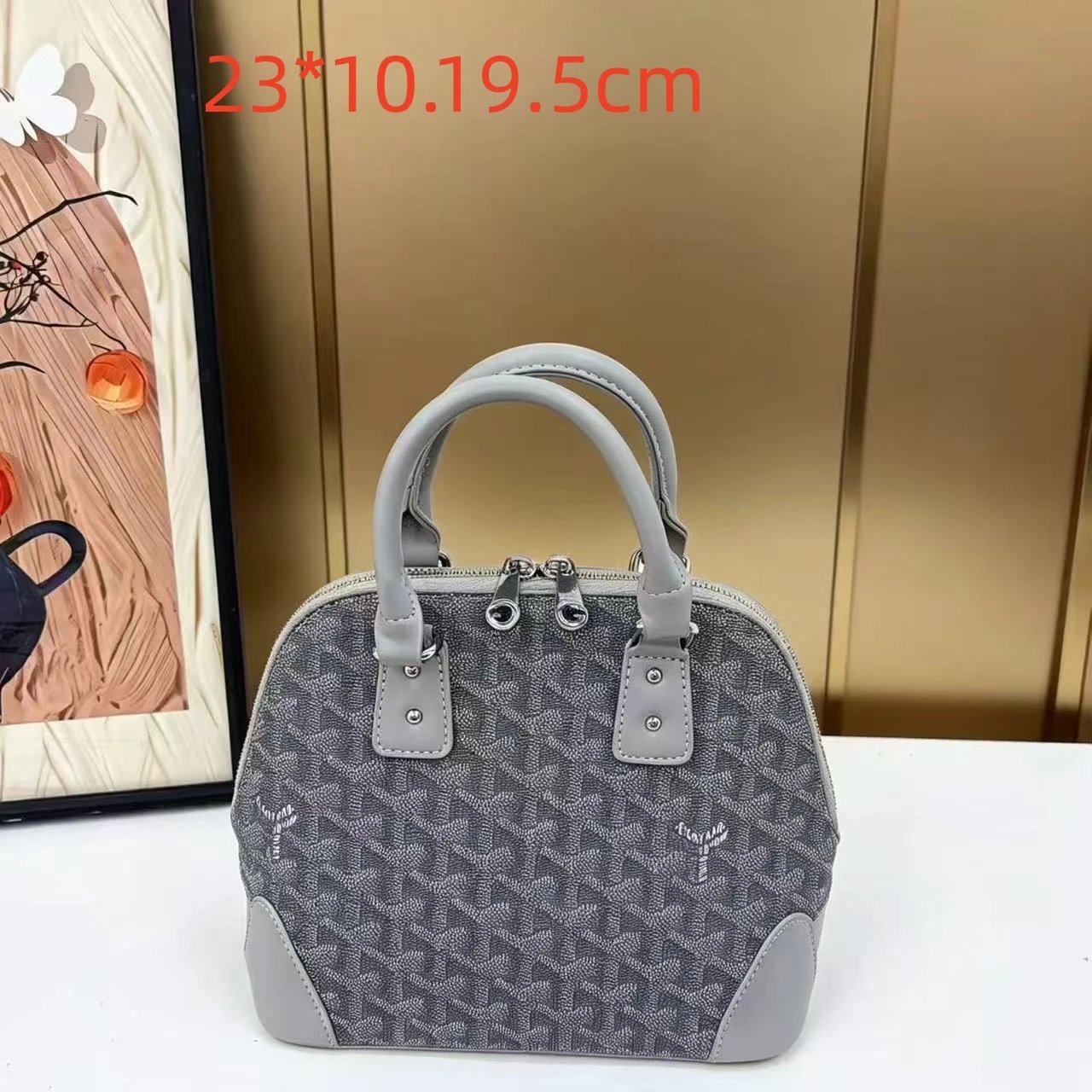 Goyard Travel Bags Chevron monogram duffel bag — 36