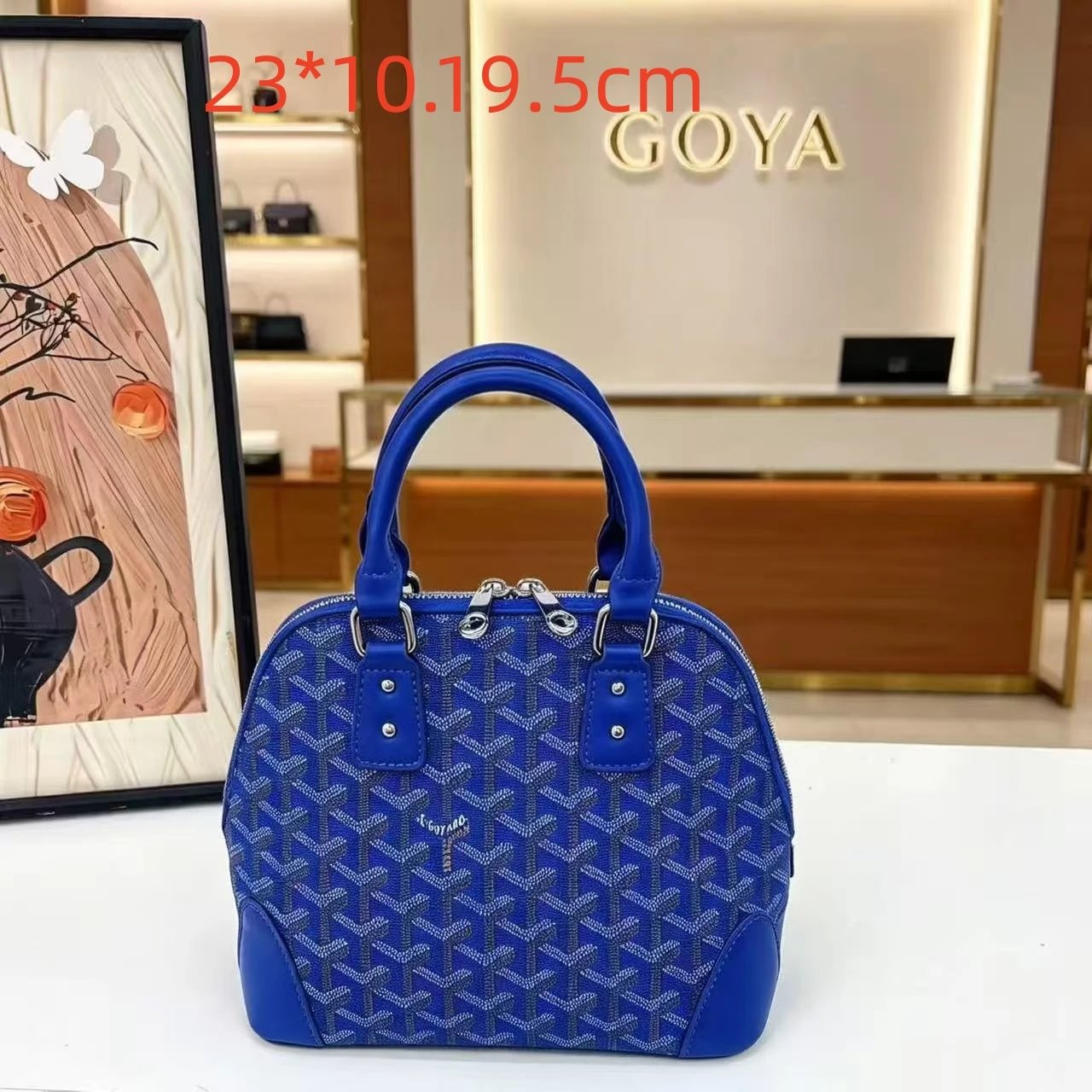 Goyard Travel Bags Chevron monogram duffel bag — 38